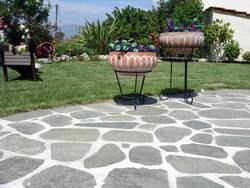 Polygonalplatten Kavala Grau